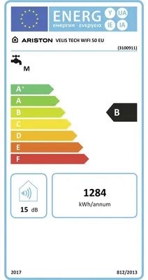 Elektrický bojler Ariston VELIS TECH WIFI 50 EU menovitý objem 45 l
