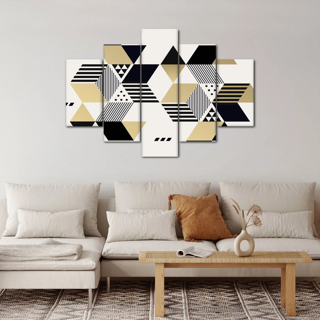 Obraz - Geometrické tvary N⁰1 (150x105 cm)