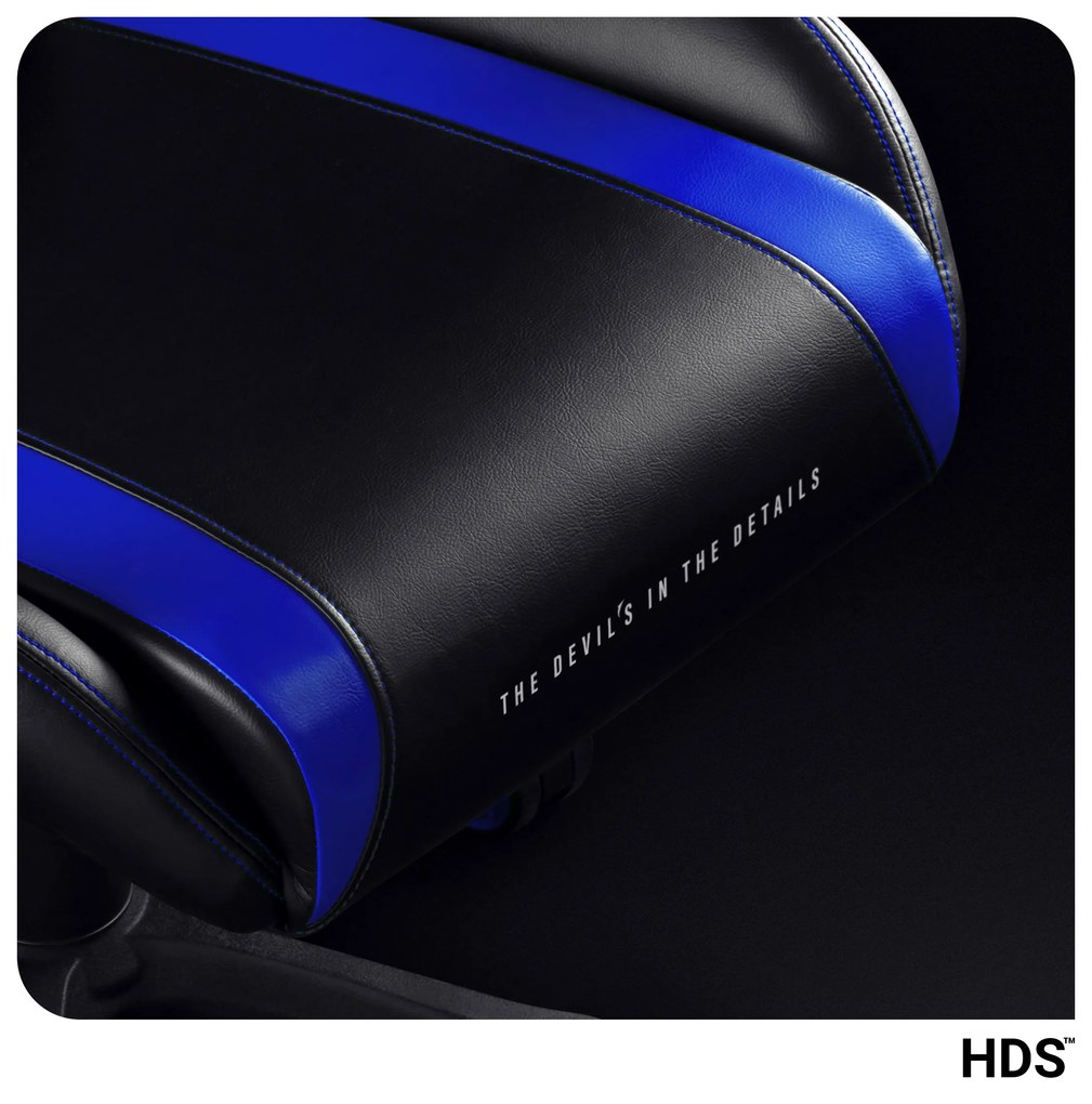 Herné kreslo Diablo X-Horn 2.0 Normal Size, čierno-modré