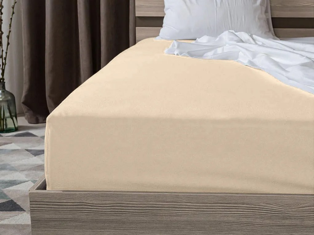 Jersey plachta svetlobéžová 180 x 200 cm