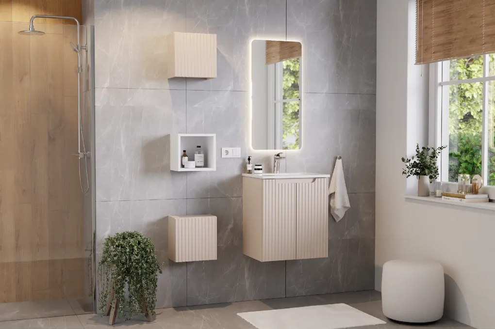 Comad Kúpeľňová skrinka pod umývadlo Nova Cashmere 50 kašmír