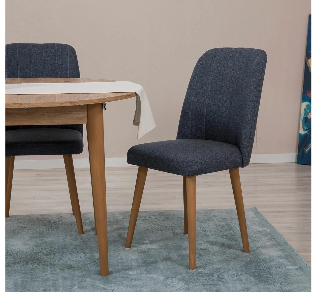 Jedálenský set Vlasta 3 (borovica atlantická + námornícka modrá) (pre 2 osoby). Akcia -19%. Vlastná spoľahlivá doprava až k Vám domov. 1093773