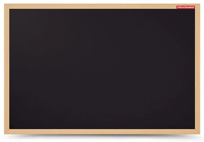 Kriedová tabuľa s dreveným rámom 60x40 cm