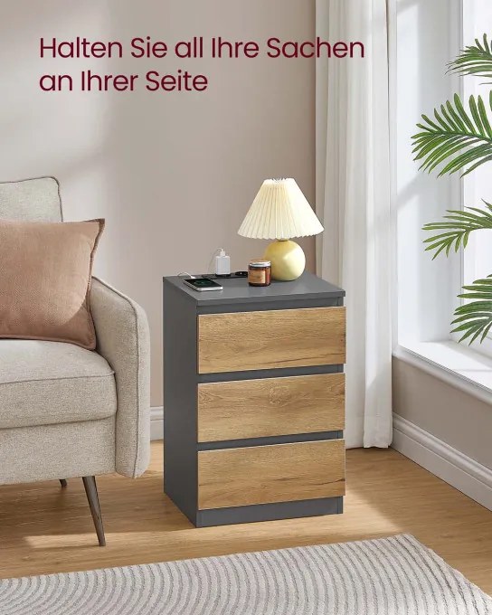 Set dvoch nočných stolíkov LET831G01 (2ks)