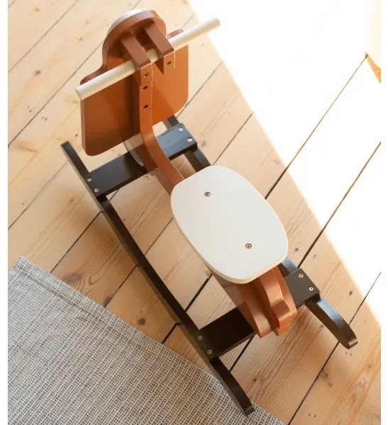 Childhome Hojdací skúter drevený RUST BLACK
