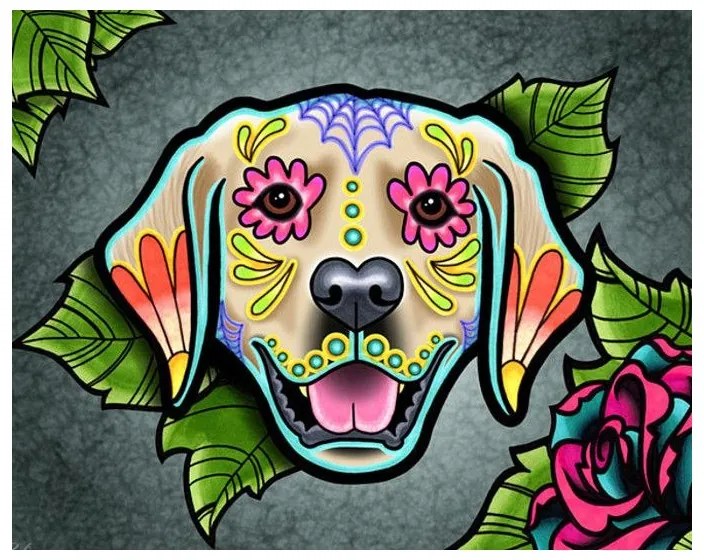 NO-1006555 NORIMPEX 7D Diamantová mozaika - Labrador Catrina