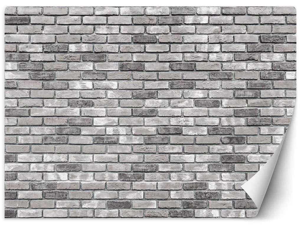 Gario Fototapeta Stará sivá tehlová stena Materiál: Vliesová, Rozmery: 150 x 105 cm