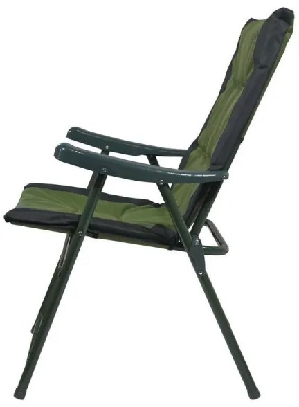 Zelená skladacia kempingová stolička