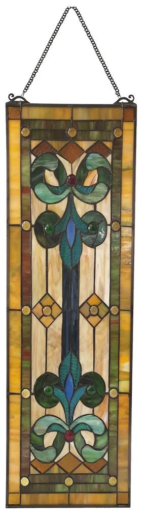 Vitrážové dekoračný panel Tiffany Lula - 25 * 73 cm