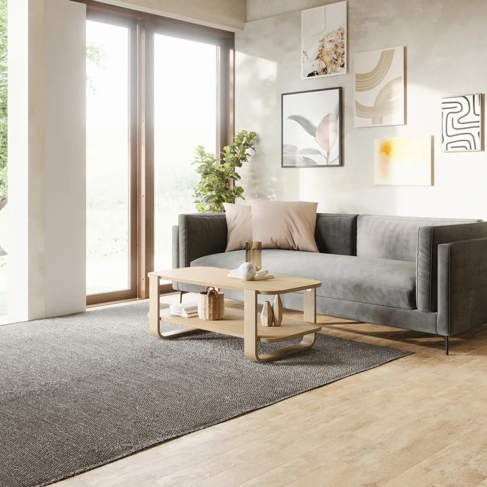 Konferenčný stolík z eukalyptového dreva v prírodnej farbe 55x109 cm Bellwood - Umbra