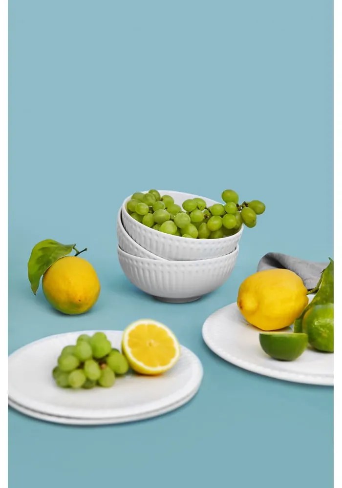 12-dielna súprava bieleho porcelánového riadu Bonami Essentials Purita