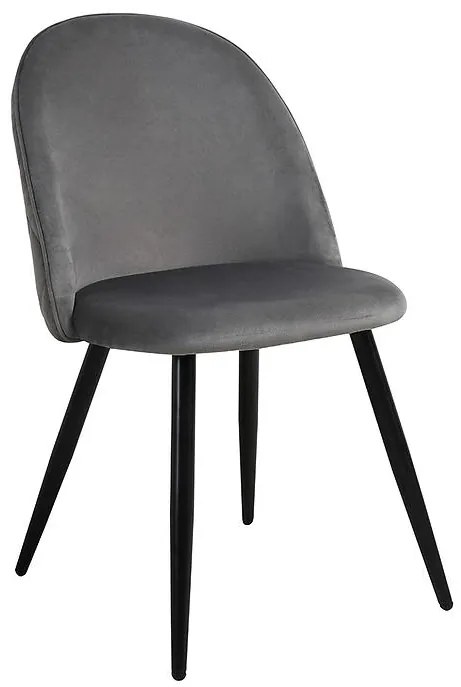 Stolička Rill 80107b-v8 sivá/čierna