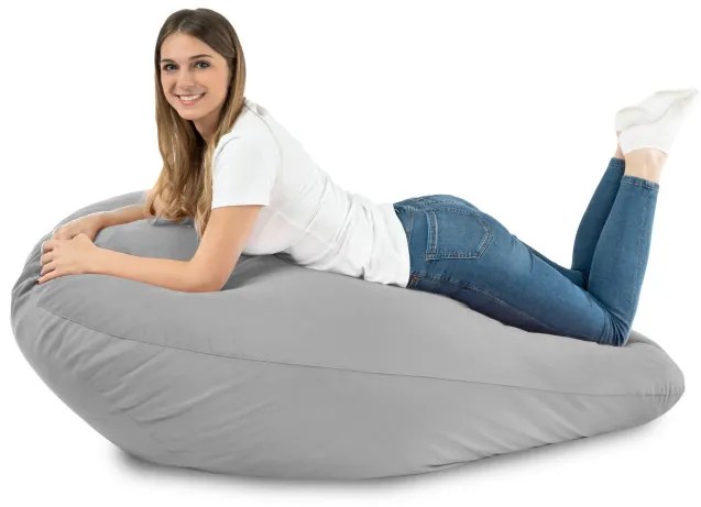 Sedací vak DROP XXL svetlo sivý