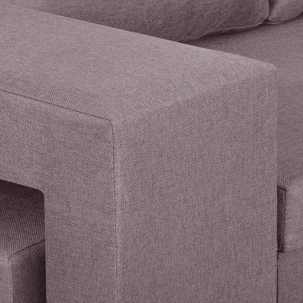 Trojmiestna pohovka s funkciou spania DOLAR II Hnedá