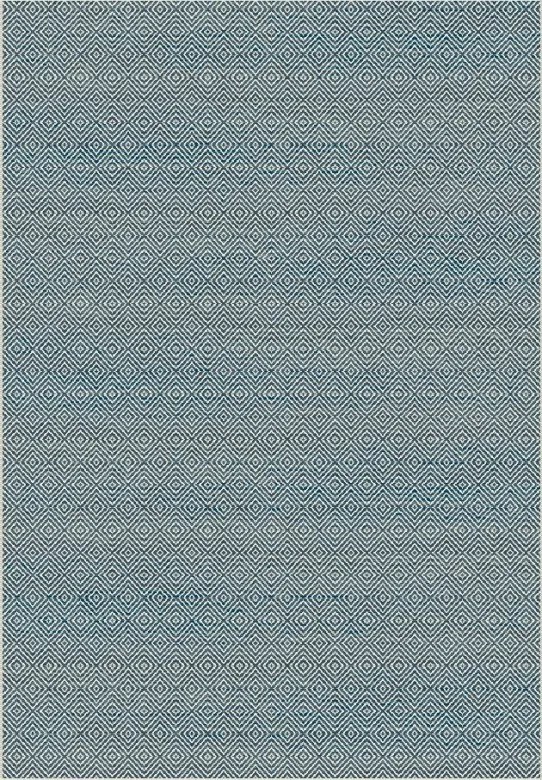 Koberec TERAZZA 21101 Ivory strieborný, modrý - 60x110 cm