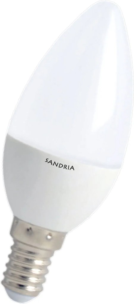 LED žiarovka Sandy LED S1222 C37 5W neutrálna biela