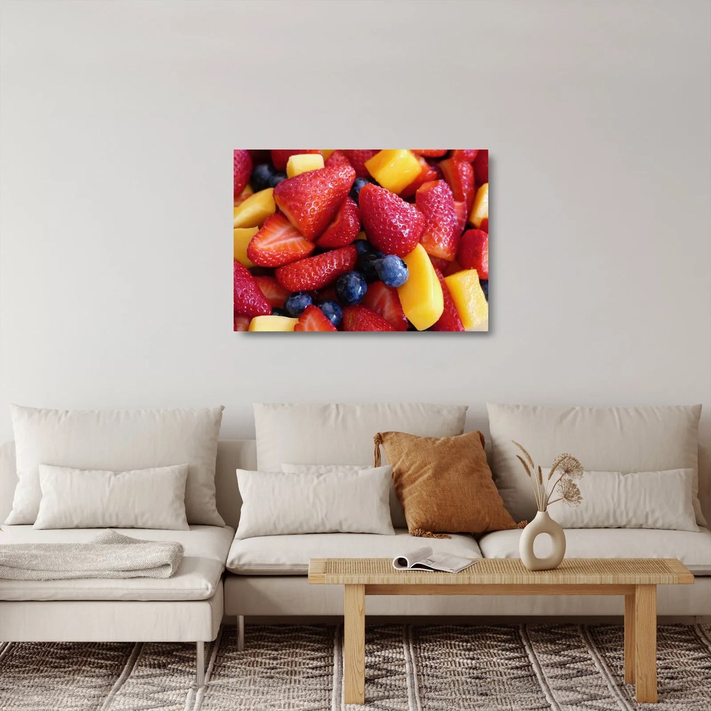 Sklenený obraz ovocia (70x50 cm)