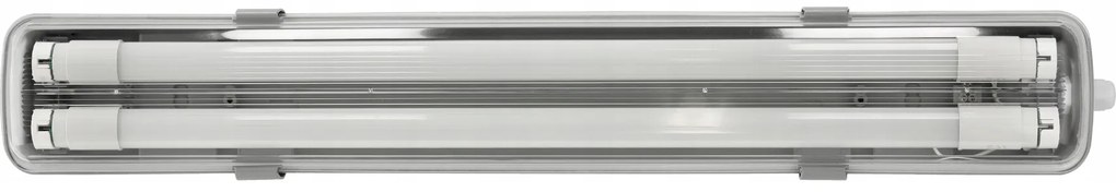 BERGE Hermetické svietidlo 60cm + 2x LED trubica studená biela