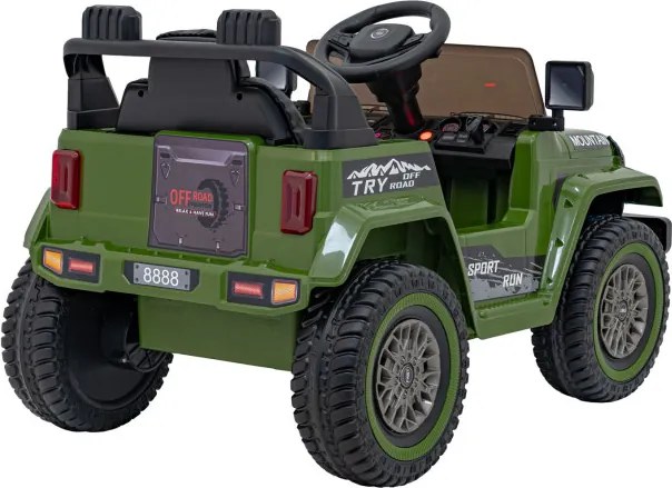 Elektrické autíčko Off Road MOUNTAIN zelené