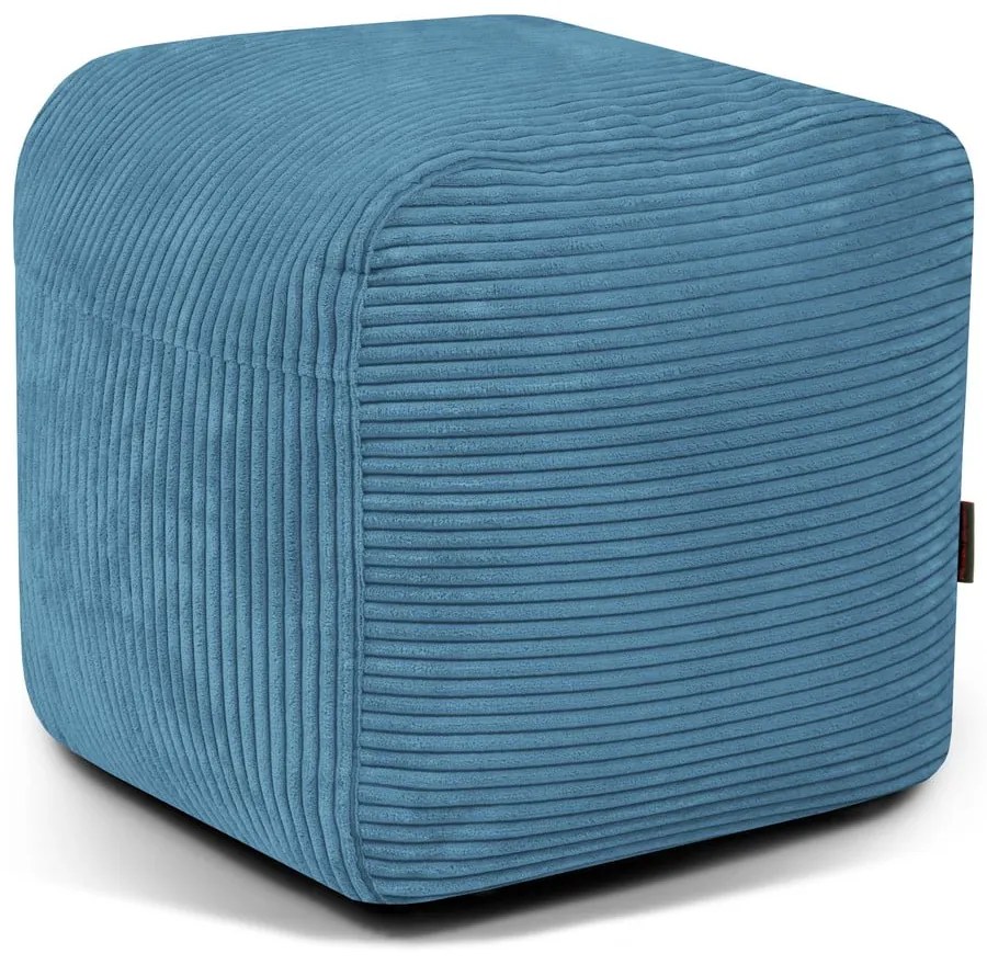 Modrý menčestrový sedací vak Plus 50 Lounge – SLOWDOWN