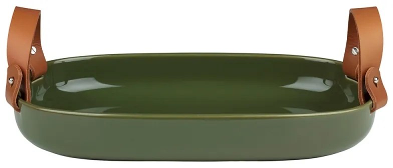 Servírovacia nádoba Oiva, dlhá / zelená harvest