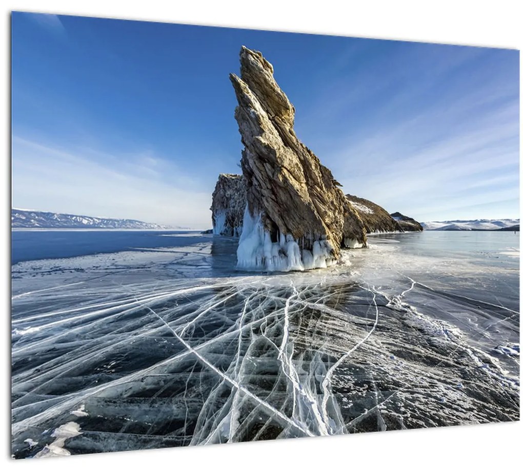 Obraz ľadovej skaly (70x50 cm)