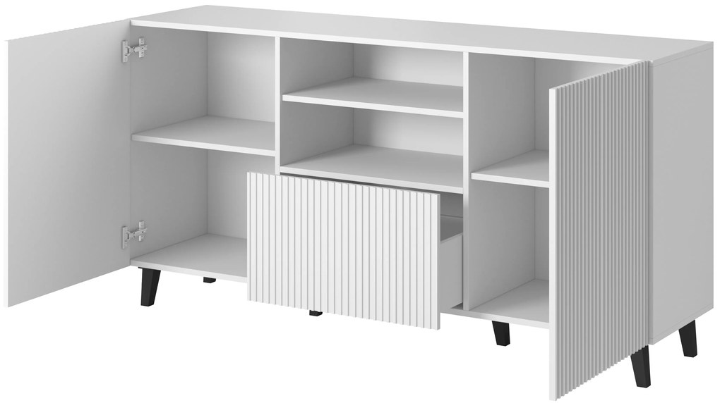 Cama Dizajnová komoda Pafos 2D1S - biela
