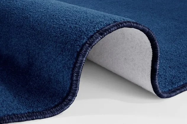 Hanse Home, Kusový koberec Nasty 104447 darkblue štvorec, 200x200, modrá, obývacia izba