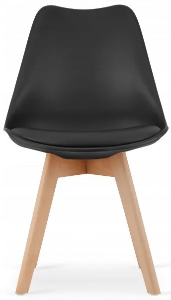 Jedálenský stôl TODI čierny 60 cm s dvoma stoličkami MARK čierne