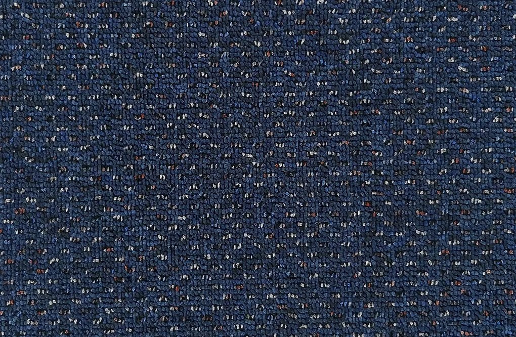 Koberec metráž New Techno 3535 tm. modré, na mieru, šíře 4m,5m, modrá, ab (mriežka), chodba / predsieň, Timzo