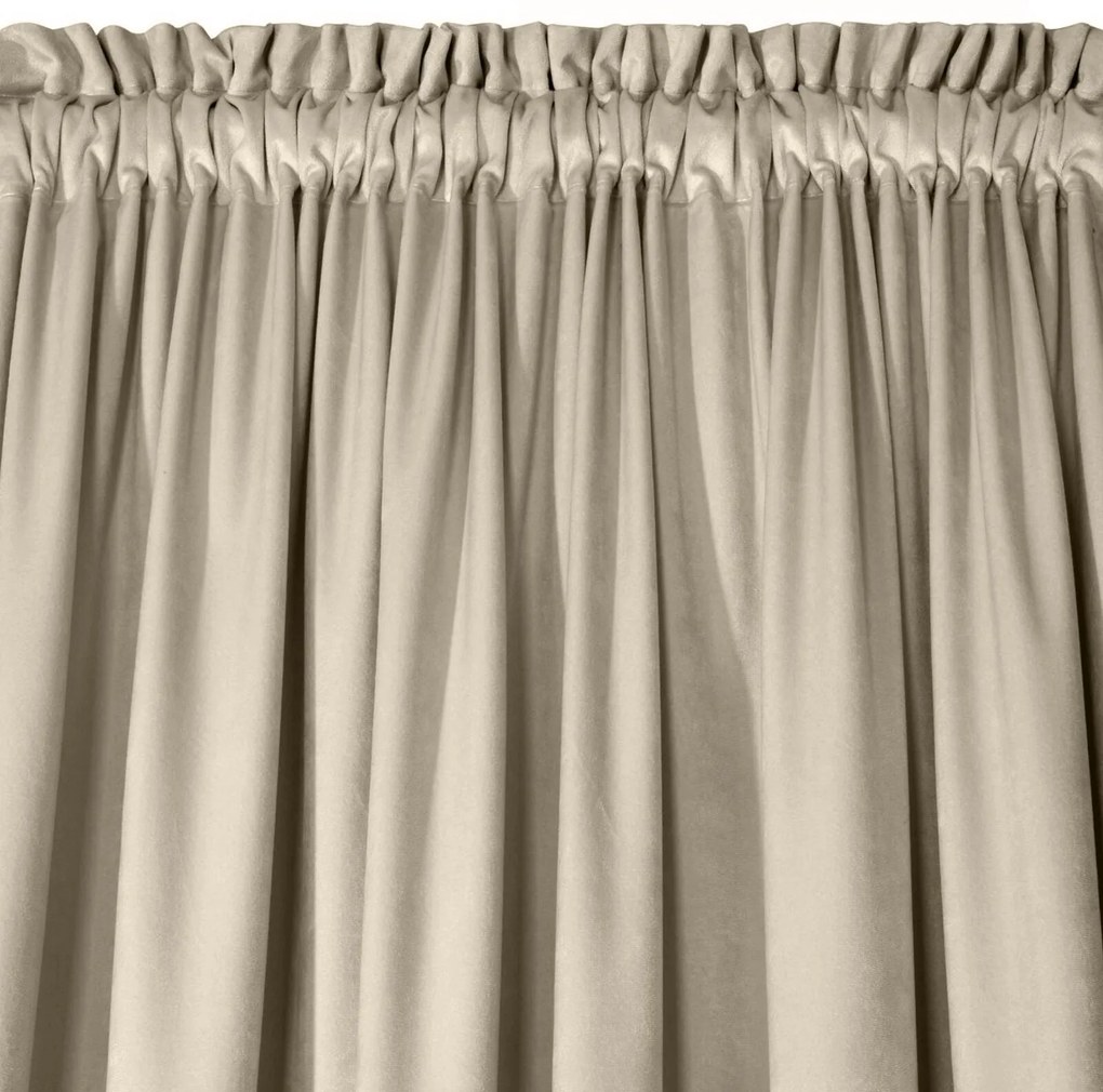 ZATEMŇOVACÍ ZÁVES NA PÁSKE ROSA 140X270 CM SVETLOBÉŽOVÁ