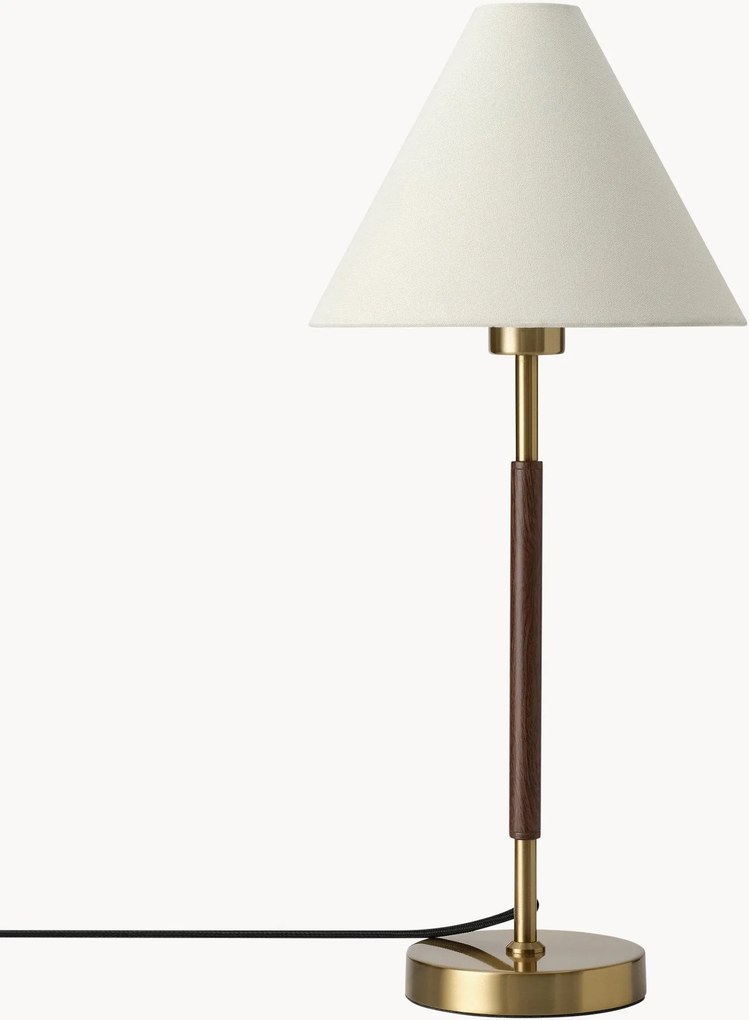 Ľanová stolová lampa Gabriel