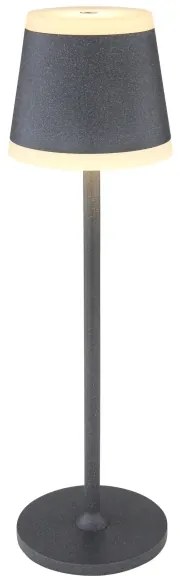 Globo 58433G - LED Stmievateľná stolná lampa RIDLEY LED/4,6W/3,7V 3000K šedá