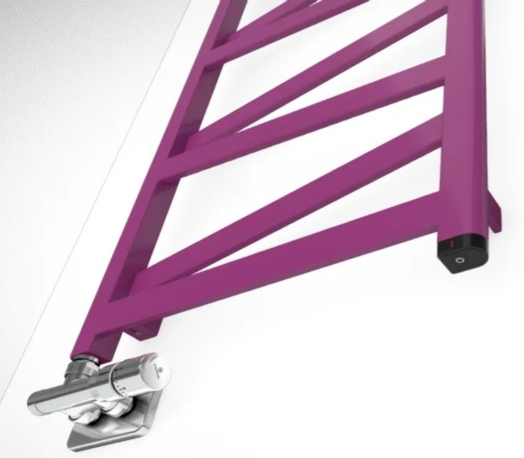 Terma Vipera 990x500 vodný/elektrický radiátor White Matt ZS