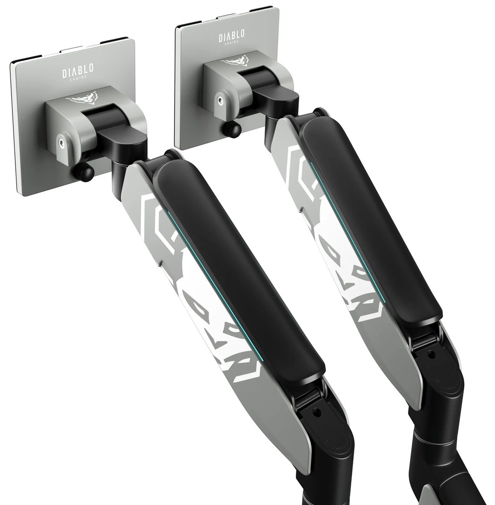 Dvojitý držiak na monitory 49 palcov, sivá-čierna RGB X-Arm Dual