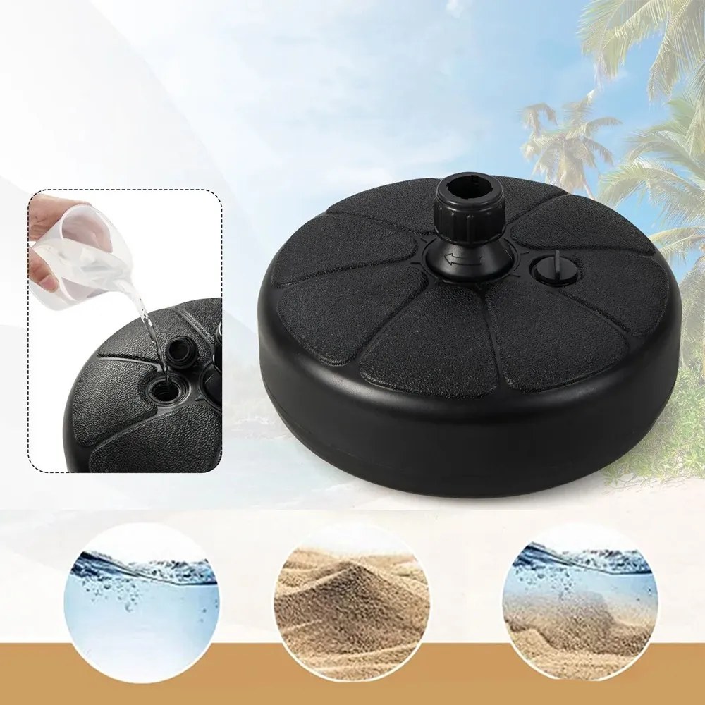 Stojan na slnečník plniteľný vodou alebo pieskom