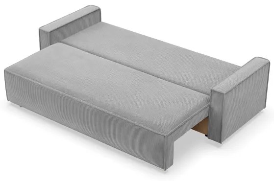 Trojmiestna rozkladacia sedačka NOTO svetlosivá