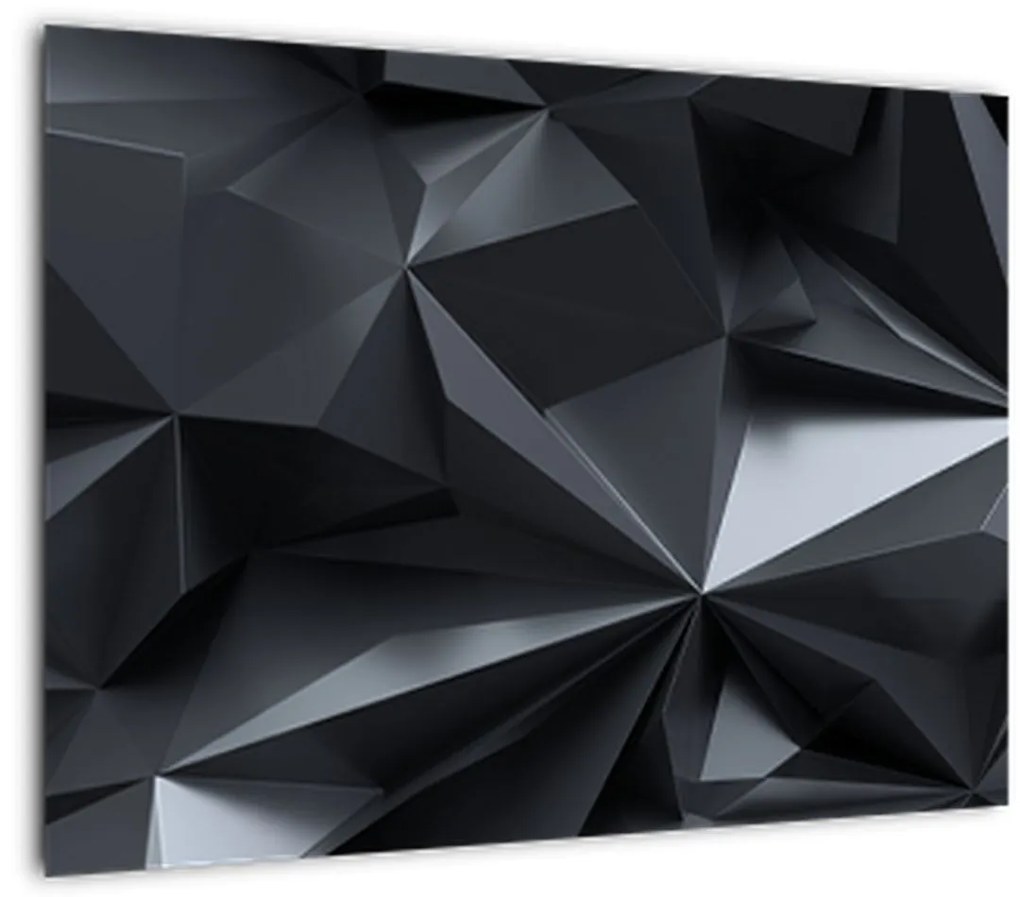 Sklenený obraz - Geometrická abstrakcia (70x50 cm)