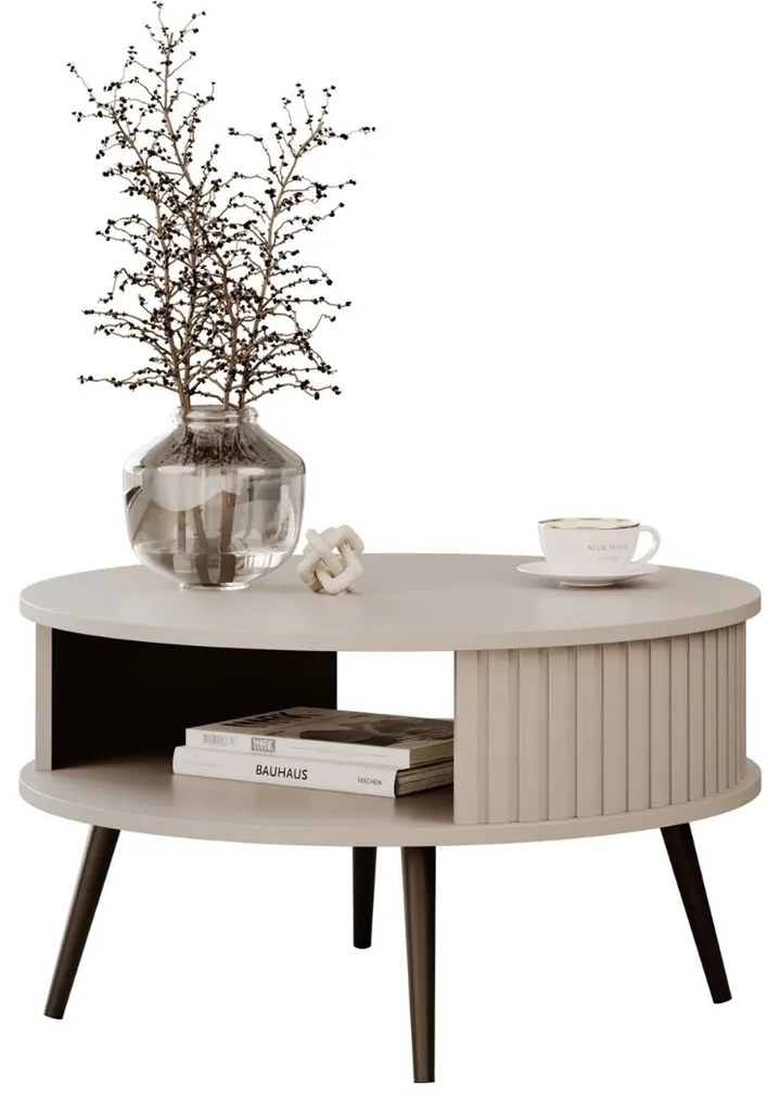 OKRÚHLY KONFERENČNÝ STOLÍK MATTIAS BÉŽOVÝ