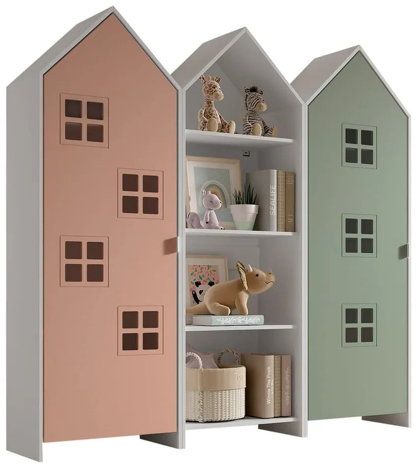 Otvorená detská šatníková skriňa 173x171,5 cm CASAMI BRUGES – Vipack