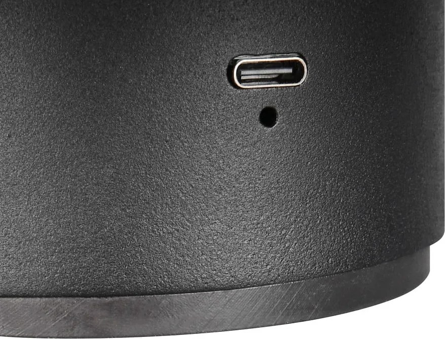 Matne čierne LED nástenné svietidlo na USB Davey – Reality