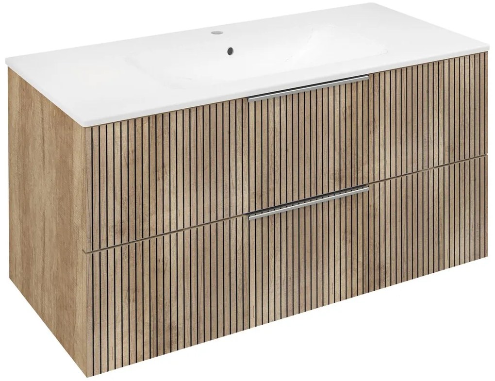 Sapho Sapho, CIRASA umývadlová skrinka 99,8x52x46cm, dub alabama strip, CR100-2322