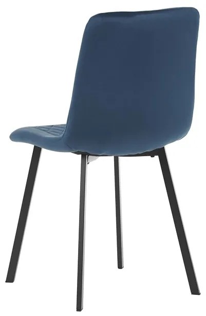 Autronic BONTEC Jedálenská stolička, modrá, zamatová látka, DCL-973 BLUE4 Farba: Zelená