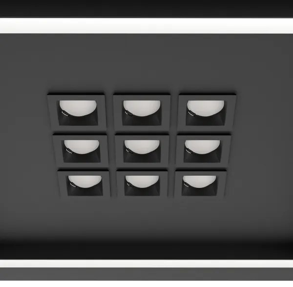 Eglo 901192 - LED Stmievateľné stropné svietidlo BALAZOTE LED/21,4W/230V čierna +DO