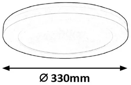 Rabalux LED stropné svietidlo Sonnet 1x30W | 2800lm | 4000K | IP20 - priemer 33cm, biele