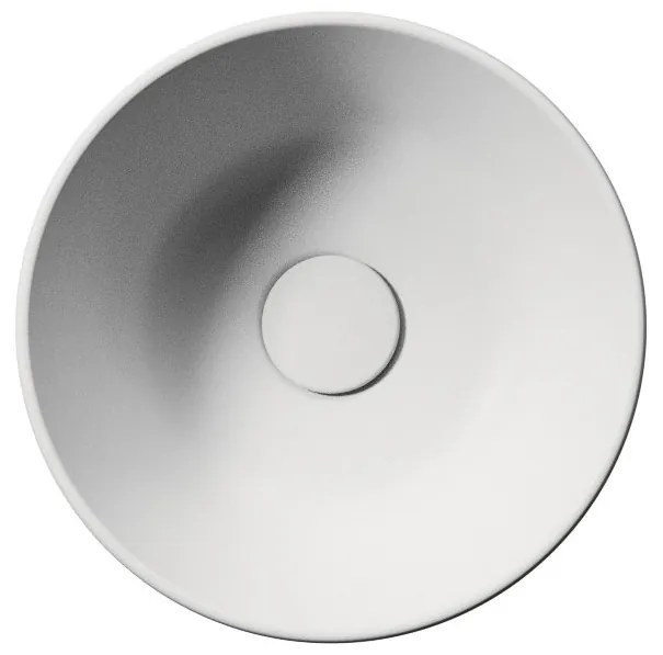 GSI GSI, KUBE X keramické umývadlo na dosku, priemer 32cm, biela mat, 943509
