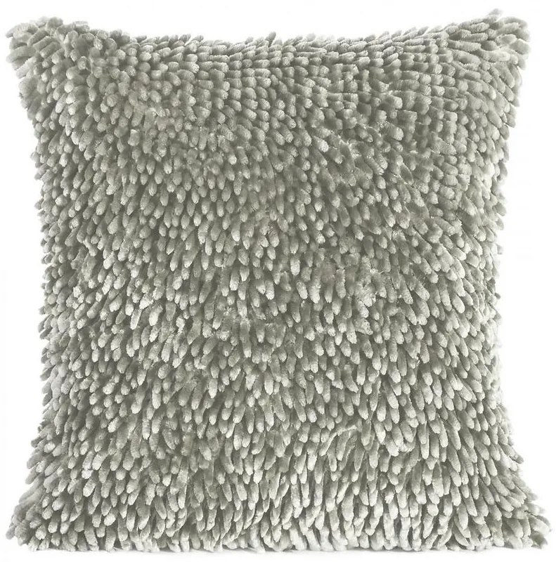 Shaggy/1 obliečka na vankúš 50x50 strieborná 222666