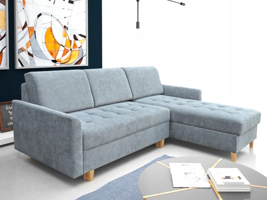 Rohová rozkladacia sedačka 240×180 Nastaviteľné operadlo systém Puma Kongo RBN08