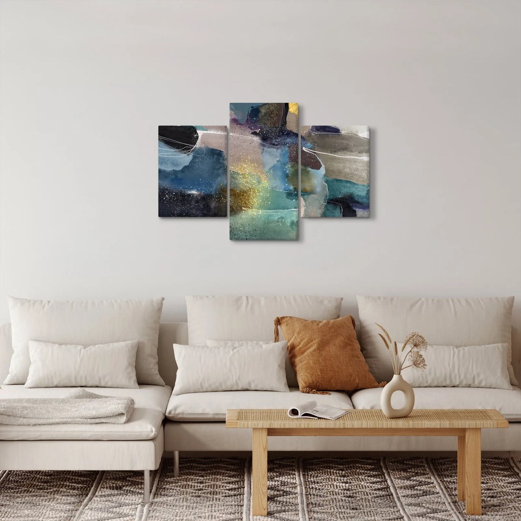 Obraz - Akvarelová abstrakcia (90x60 cm)
