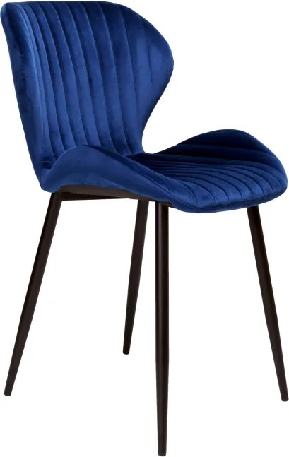 Jedálenská stolička DALLAS VELVET granátová
